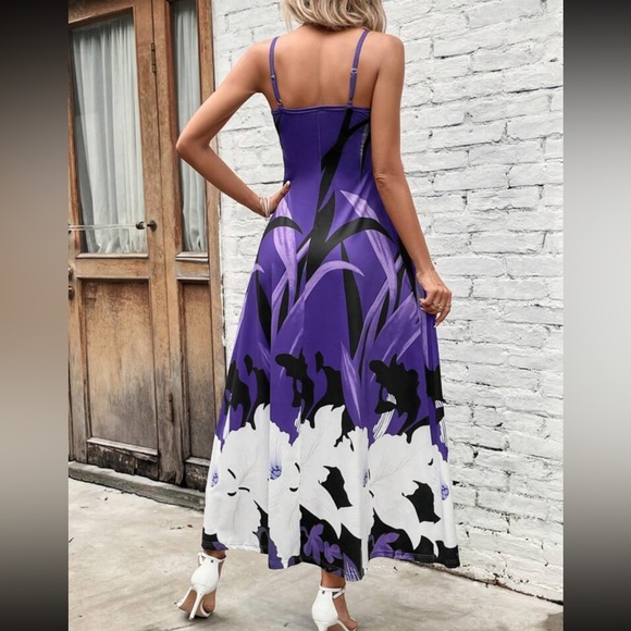 Boho floral print cami dress - Picture 3 of 5